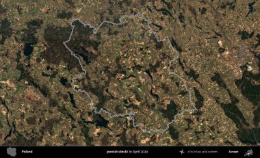 powiat olecki. Polonya 'nın idari bölgesini Nisan 2020' de çekilen Kopernik Nöbetçi karolarından oluşan bir uydu görüntüsüne göre özetledik.