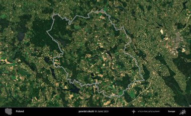 powiat olecki. Polonya 'nın idari bölgesini Haziran 2021' de çekilen Kopernik Sentinel karolarından oluşan bir uydu görüntüsü ile özetledik.