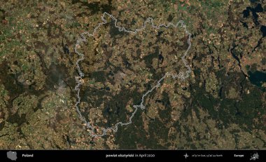 powiat olsztynski. Polonya 'nın idari bölgesini Nisan 2020' de çekilen Kopernik Nöbetçi karolarından oluşan bir uydu görüntüsüne göre özetledik.
