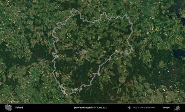 powiat olsztynski. Polonya 'nın idari bölgesini Haziran 2021' de çekilen Kopernik Sentinel karolarından oluşan bir uydu görüntüsü ile özetledik.
