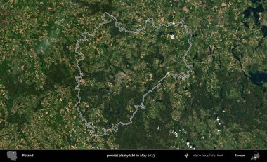 powiat olsztynski. Polonya 'nın idari bölgesini Mayıs 2023' te çekilen Kopernik Nöbetçi karolarından oluşan bir uydu görüntüsüne göre özetledik.