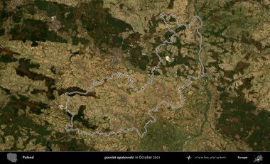 powiat opatowski. Polonya 'nın idari bölgesini, Ekim 2021' de çekilen Kopernik Nöbetçi karolarından oluşan bir uydu görüntüsüne göre özetledik.