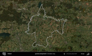 powiat oswiecimski. Polonya 'nın idari bölgesini, Ekim 2019' da çekilen Kopernik Nöbetçi karolarından oluşan bir uydu görüntüsüne göre özetledik.