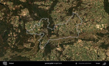 powiat pilski. Polonya 'nın idari bölgesini Nisan 2020' de çekilen Kopernik Nöbetçi karolarından oluşan bir uydu görüntüsüne göre özetledik.