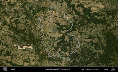 powiat piotrkowski. Polonya 'nın idari bölgesini, Ekim 2024' te çekilen Kopernik Nöbetçi karolarından oluşan bir uydu görüntüsüne göre özetledik.