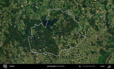 powiat piski. Polonya 'nın idari bölgesini Haziran 2021' de çekilen Kopernik Sentinel karolarından oluşan bir uydu görüntüsü ile özetledik.