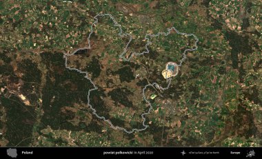 powiat polkowicki. Polonya 'nın idari bölgesini Nisan 2020' de çekilen Kopernik Nöbetçi karolarından oluşan bir uydu görüntüsüne göre özetledik.