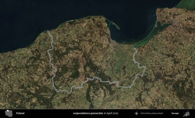 wojewodzz iki pomorskie. Polonya 'nın idari bölgesini Nisan 2019' da çekilen Kopernik Nöbetçi karolarından oluşan bir uydu görüntüsüne göre özetledik.