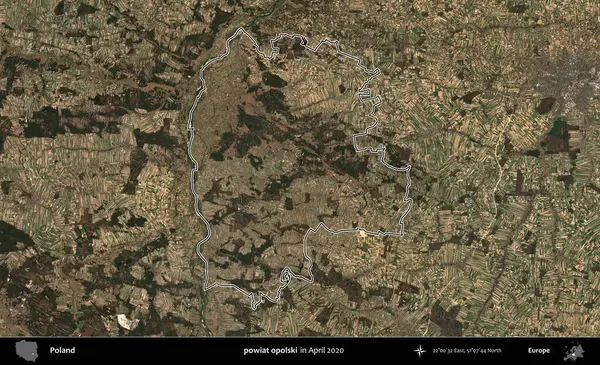 powiat opolski. Polonya 'nın idari bölgesini Nisan 2020' de çekilen Kopernik Nöbetçi karolarından oluşan bir uydu görüntüsüne göre özetledik.