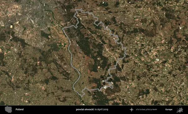 powiat otwocki. Polonya 'nın idari bölgesini Nisan 2019' da çekilen Kopernik Nöbetçi karolarından oluşan bir uydu görüntüsüne göre özetledik.