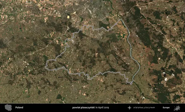 powiat piaseczynski. Polonya 'nın idari bölgesini Nisan 2019' da çekilen Kopernik Nöbetçi karolarından oluşan bir uydu görüntüsüne göre özetledik.