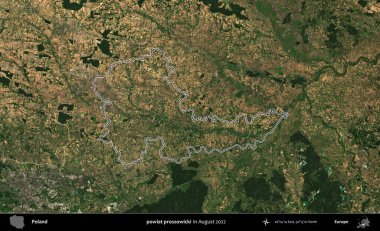 powiat proszowicki. Polonya 'nın idari bölgesini Ağustos 2022' de çekilen Kopernik Sentinel karolarından oluşan bir uydu görüntüsü ile özetledik.