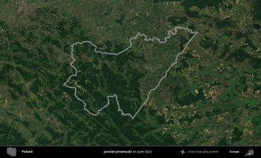 powiat przemyski. Polonya 'nın idari bölgesini Haziran 2022' de çekilen Kopernik Sentinel karolarından oluşan bir uydu görüntüsü ile özetledik.