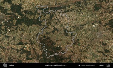powiat przysuski. Polonya 'nın idari bölgesini Nisan 2019' da çekilen Kopernik Nöbetçi karolarından oluşan bir uydu görüntüsüne göre özetledik.