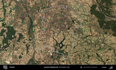 powiat radziejowski. Polonya 'nın idari bölgesini, Ekim 2018' de çekilen Kopernik Nöbetçi karolarından oluşan bir uydu görüntüsüne göre özetledik.