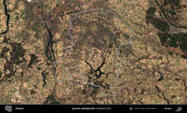 powiat radziejowski. Polonya 'nın idari bölgesini Mart 2022' de çekilen Kopernik Sentinel karolarından oluşan bir uydu görüntüsü ile özetledik.