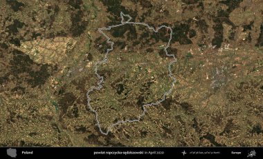 powiat ropczycko-sedziszowski. Polonya 'nın idari bölgesini Nisan 2020' de çekilen Kopernik Nöbetçi karolarından oluşan bir uydu görüntüsüne göre özetledik.