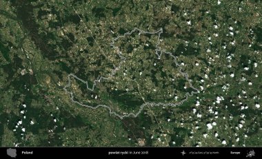 powiat rycki. Polonya 'nın idari bölgesini Haziran 2018' de çekilen Kopernik Nöbetçi karolarından oluşan bir uydu görüntüsüne göre özetledik.