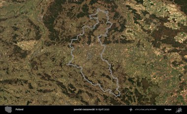 powiat rzeszowski. Polonya 'nın idari bölgesini Nisan 2020' de çekilen Kopernik Nöbetçi karolarından oluşan bir uydu görüntüsüne göre özetledik.