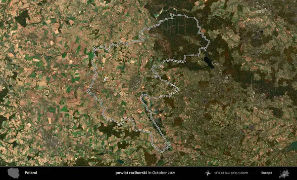 powiat raciborski. Polonya 'nın idari bölgesini, Ekim 2021' de çekilen Kopernik Nöbetçi karolarından oluşan bir uydu görüntüsüne göre özetledik.