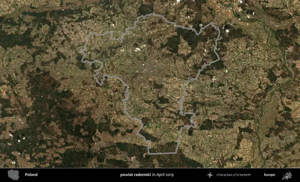 powiat radomski. Polonya 'nın idari bölgesini Nisan 2019' da çekilen Kopernik Nöbetçi karolarından oluşan bir uydu görüntüsüne göre özetledik.