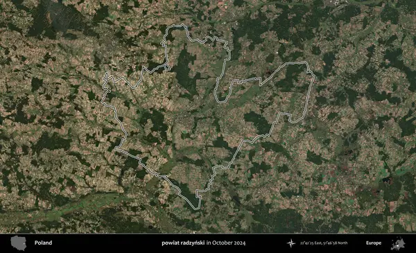 powiat radzynski. Polonya 'nın idari bölgesini, Ekim 2024' te çekilen Kopernik Nöbetçi karolarından oluşan bir uydu görüntüsüne göre özetledik.