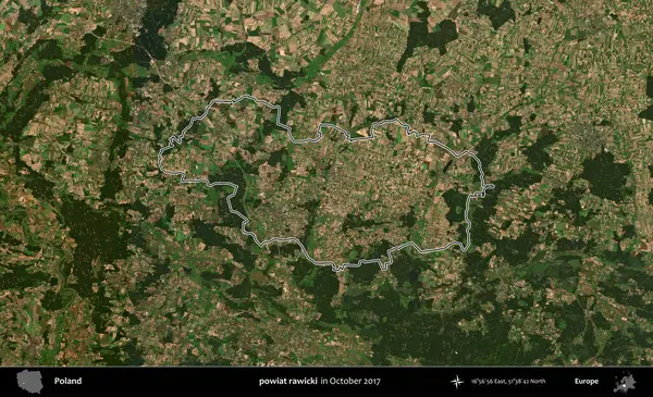 powiat rawicki. Polonya 'nın idari bölgesini, Ekim 2017' de çekilen Kopernik Nöbetçi karolarından oluşan bir uydu görüntüsüne göre özetledik.