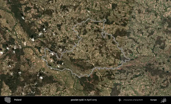 powiat rycki. Polonya 'nın idari bölgesini Nisan 2019' da çekilen Kopernik Nöbetçi karolarından oluşan bir uydu görüntüsüne göre özetledik.