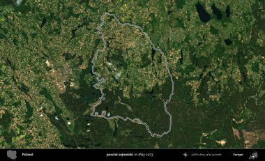 powiat sejnenski. Polonya 'nın idari bölgesini Mayıs 2023' te çekilen Kopernik Nöbetçi karolarından oluşan bir uydu görüntüsüne göre özetledik.