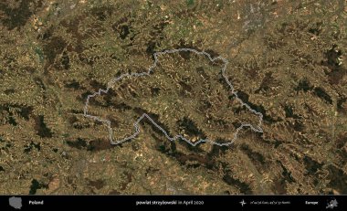 powiat strzyzowski. Polonya 'nın idari bölgesini Nisan 2020' de çekilen Kopernik Nöbetçi karolarından oluşan bir uydu görüntüsüne göre özetledik.