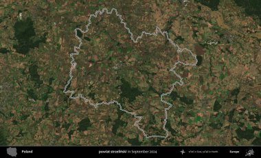 powiat strzelinski. Eylül 2024 'te çekilen Kopernik Nöbetçi karolarından oluşan bir uydu görüntüsünde Polonya' nın idari bölgesinin ana hatları belirlendi