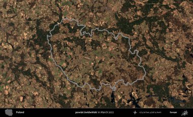 powiat swidwinski. Polonya 'nın idari bölgesini Mart 2022' de çekilen Kopernik Sentinel karolarından oluşan bir uydu görüntüsü ile özetledik.