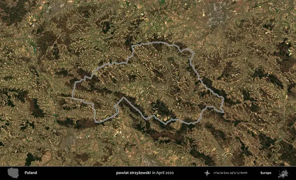powiat strzyzowski. Polonya 'nın idari bölgesini Nisan 2020' de çekilen Kopernik Nöbetçi karolarından oluşan bir uydu görüntüsüne göre özetledik.