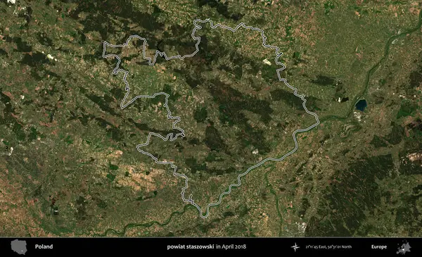 powiat staszowski. Polonya 'nın idari bölgesini, Nisan 2018' de çekilen Kopernik Nöbetçi karolarından oluşan bir uydu görüntüsüne göre özetledik.
