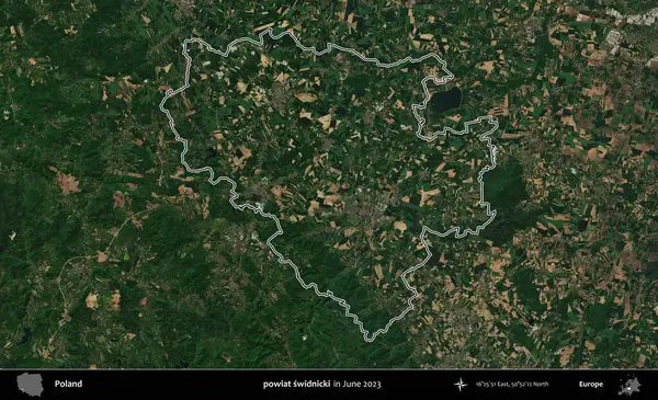 powiat swidnicki. Polonya 'nın idari bölgesini Haziran 2023' te çekilen Kopernik Sentinel karolarından oluşan bir uydu görüntüsü ile özetledik.