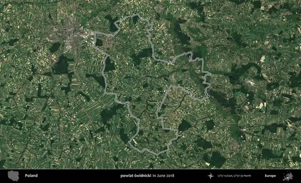 powiat swidnicki. Polonya 'nın idari bölgesini Haziran 2018' de çekilen Kopernik Nöbetçi karolarından oluşan bir uydu görüntüsüne göre özetledik.