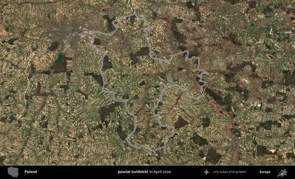 powiat swidnicki. Polonya 'nın idari bölgesini Nisan 2020' de çekilen Kopernik Nöbetçi karolarından oluşan bir uydu görüntüsüne göre özetledik.