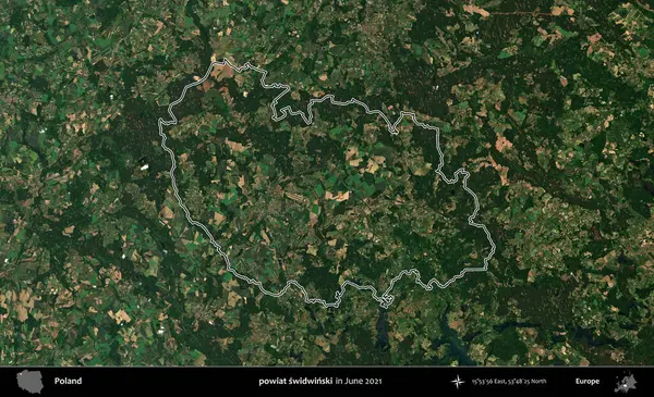 powiat swidwinski. Polonya 'nın idari bölgesini Haziran 2021' de çekilen Kopernik Sentinel karolarından oluşan bir uydu görüntüsü ile özetledik.