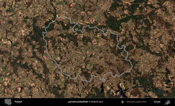 powiat swidwinski. Polonya 'nın idari bölgesini Mart 2022' de çekilen Kopernik Sentinel karolarından oluşan bir uydu görüntüsü ile özetledik.