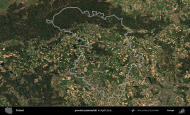 powiat szamotulski. Polonya 'nın idari bölgesini Nisan 2019' da çekilen Kopernik Nöbetçi karolarından oluşan bir uydu görüntüsüne göre özetledik.