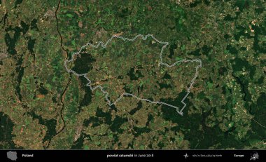 powiat sztumski. Polonya 'nın idari bölgesini Haziran 2018' de çekilen Kopernik Nöbetçi karolarından oluşan bir uydu görüntüsüne göre özetledik.