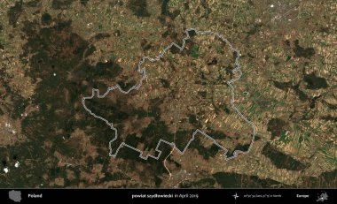 powiat szydlowiecki. Polonya 'nın idari bölgesini Nisan 2019' da çekilen Kopernik Nöbetçi karolarından oluşan bir uydu görüntüsüne göre özetledik.