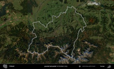 powiat tatrzanski. Polonya 'nın idari bölgesini, Ekim 2019' da çekilen Kopernik Nöbetçi karolarından oluşan bir uydu görüntüsüne göre özetledik.