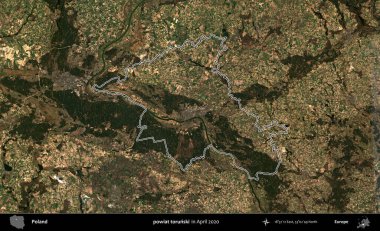 Powiat Torski. Polonya 'nın idari bölgesini Nisan 2020' de çekilen Kopernik Nöbetçi karolarından oluşan bir uydu görüntüsüne göre özetledik.