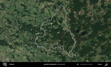 powiat wlodawski. Polonya 'nın idari bölgesini Haziran 2018' de çekilen Kopernik Nöbetçi karolarından oluşan bir uydu görüntüsüne göre özetledik.