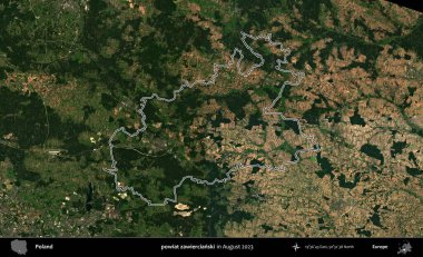 powiat zawiercianski. Polonya 'nın idari bölgesini Ağustos 2023' te çekilen Kopernik Nöbetçi karolarından oluşan bir uydu görüntüsü ile özetledik.
