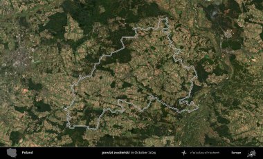 powiat zwolenski. Polonya 'nın idari bölgesini, Ekim 2024' te çekilen Kopernik Nöbetçi karolarından oluşan bir uydu görüntüsüne göre özetledik.