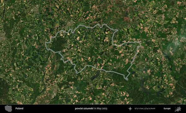 powiat sztumski. Polonya 'nın idari bölgesini Mayıs 2023' te çekilen Kopernik Nöbetçi karolarından oluşan bir uydu görüntüsüne göre özetledik.