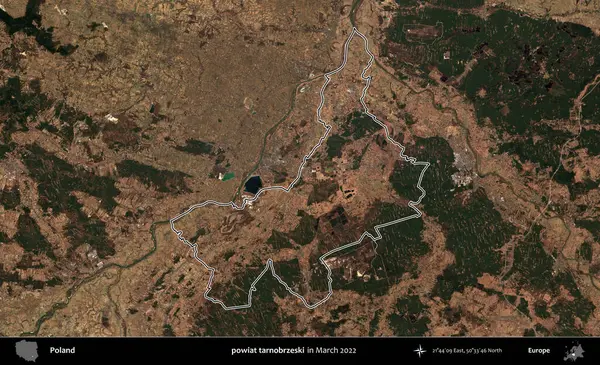 powiat tarnobrzeski. Polonya 'nın idari bölgesini Mart 2022' de çekilen Kopernik Sentinel karolarından oluşan bir uydu görüntüsü ile özetledik.