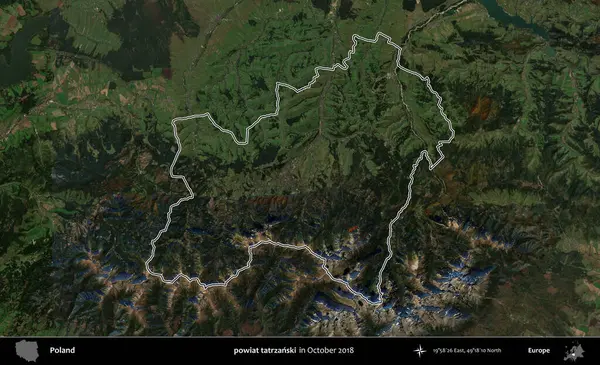 powiat tatrzanski. Polonya 'nın idari bölgesini, Ekim 2018' de çekilen Kopernik Nöbetçi karolarından oluşan bir uydu görüntüsüne göre özetledik.